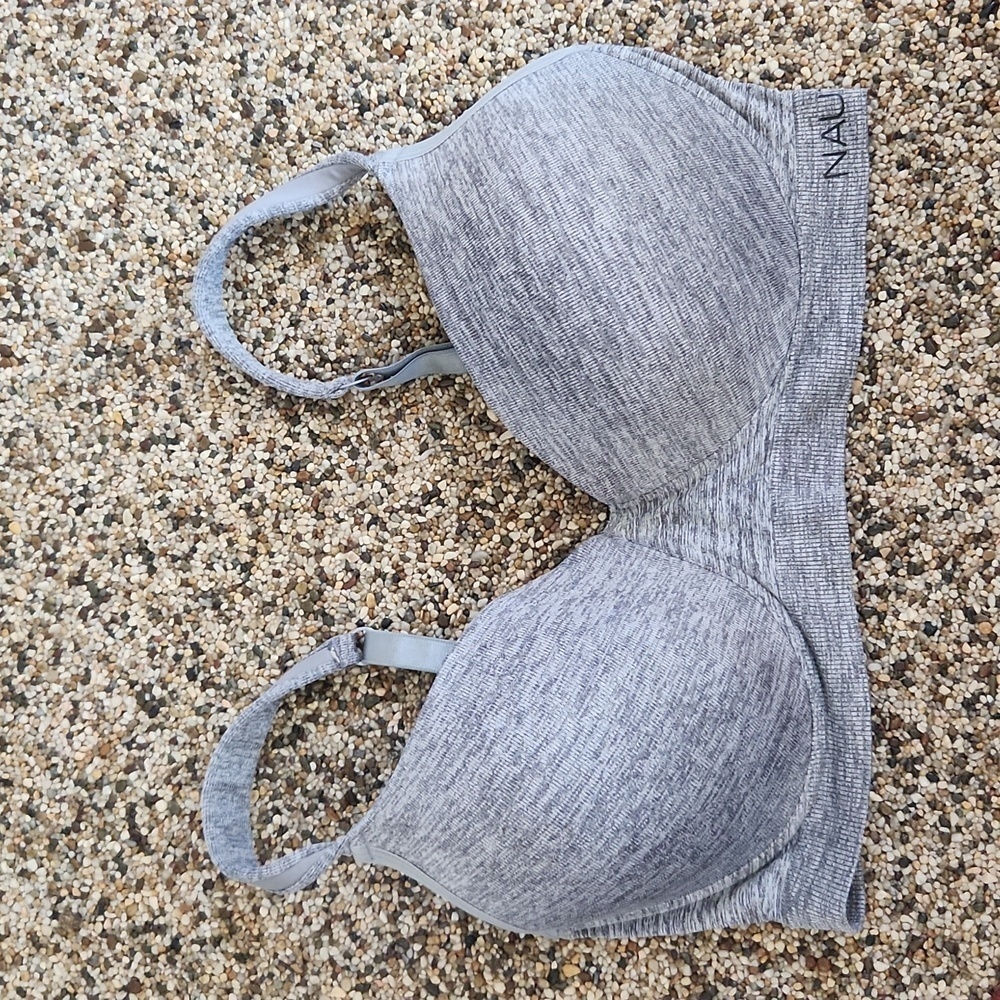 Nautica intimates gray‎ bra, 38D